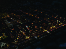 麗江雪山藝術小鎮夜景照明工程