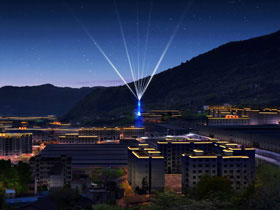 重慶云陽工業園區夜景照明設計