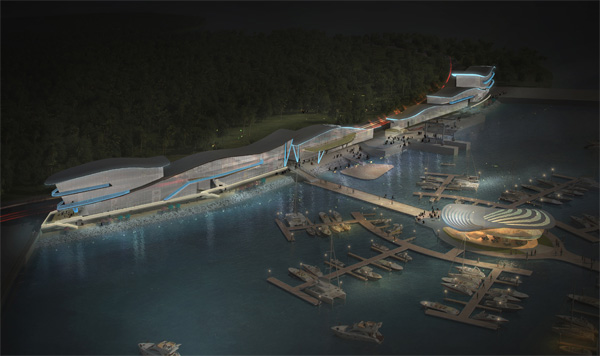 海南?；◢u游艇碼頭泛光照明工程